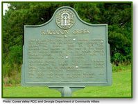 Raccoon Creek historical marker