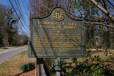 Residence of Alice McClellan Birney historical marker