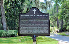 Reverends John & Charles Wesley historical marker