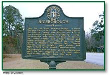 Riceborough historical marker