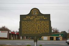 Roland Hayes historical marker