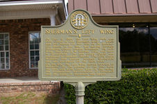 Sherman's Left Wing historical marker