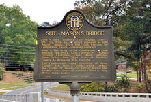 Site - Mason's Bridge historical marker