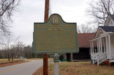 Site of Childhood Home of Richard Malcom Johnston historical marker