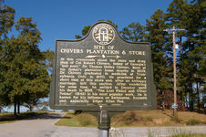 Site of Chivers Plantation and Store historical marker