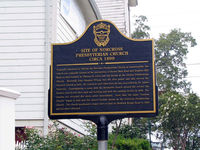 Site of Norcross Presbyterian Church historical marker