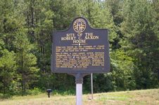 Site of the Robert C. Saxon House historical marker