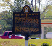 Site: The Mann House historical marker