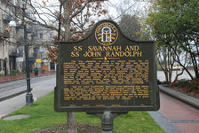 SS Savannah and SS John Randolph historical marker