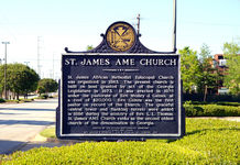 St. James AME Church historical marker