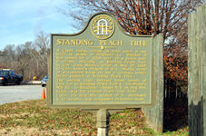 Standing Peach Tree historical marker