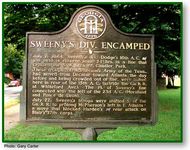 Sweeny's Div. Encamped historical marker