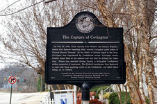The Capture of Covington historical marker