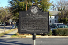 The Georgia Infirmary historical marker