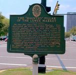 The "Haunted" Pillar of the Lower Market historical marker