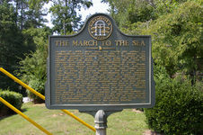 The March to the Sea historical marker