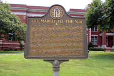 The March to the Sea historical marker
