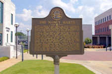 The Nancy Harts historical marker