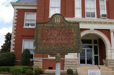The Right Wing at Jackson historical marker