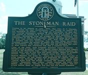 The Stoneman Raid historical marker