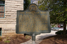 The Stoneman Raid historical marker