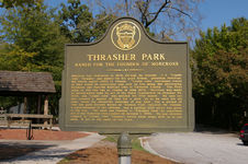 Thrasher Park historical marker