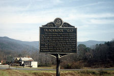 Trackrock Gap historical marker