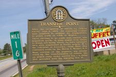 Transfer Point historical marker