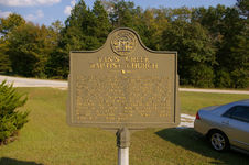 Van's Creek Baptist Church historical marker