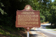 Vernacular Construction historical marker