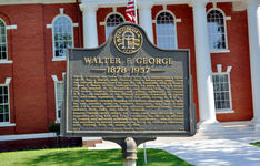 Walter F. George historical marker