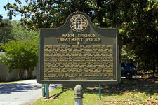 Warm Springs Treatment Pools historical marker