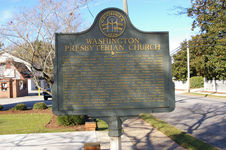Washington Presbyterian Church historical marker