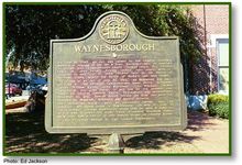 Waynesborough historical marker