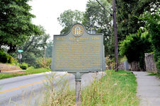 West Side Siege Line historical marker