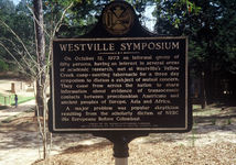 Westville Symposium historical marker