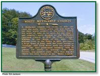 White Methodist Church historical marker