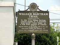 William Bartram Trail historical marker