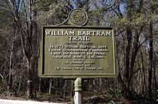 William Bartram Trail historical marker