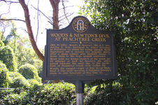 Wood's & Newton's Divs. at Peachtree Creek historical marker