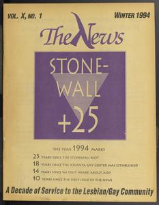 The News : a publication of the Atlanta Gay Center, 1994 February 1