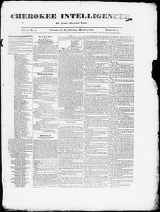 Cherokee intelligencer, 1833 March 9