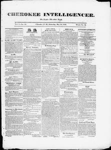 Cherokee intelligencer, 1833 May 18