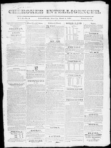 Cherokee intelligencer, 1834 March 1