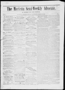 The Marietta semi-weekly advocate, 1861 March 25