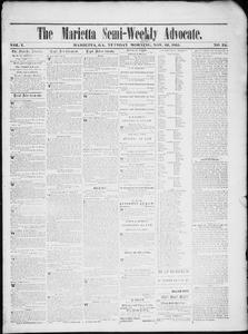 The Marietta semi-weekly advocate, 1861 November 26