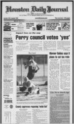 Houston daily journal, 2007 August 23