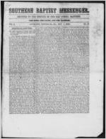 Southern Baptist messenger, 1860 November 1