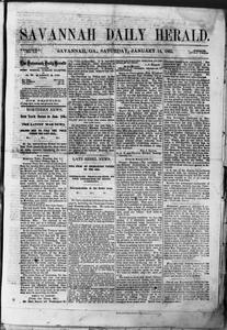 Savannah daily herald, 1865 January 14