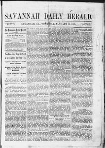 Savannah daily herald, 1865 January 19
